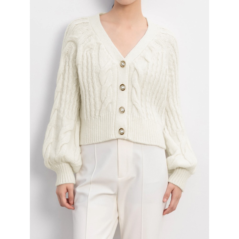 Women's Cardigan Jacket - Short & Long Sleeve Blazer with Pliable European/Emerican Style Coat | Medium-Elastic for Fall/Winter | Hand Washable Elegant Outerwear (Suitable for Dresses, Jeans & Office Wear)