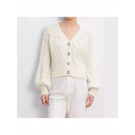 Women's Cardigan Jacket - Short & Long Sleeve Blazer with Pliable European/Emerican Style Coat | Medium-Elastic for Fall/Winter | Hand Washable Elegant Outerwear (Suitable for Dresses, Jeans & Office Wear)