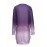 Women'S Plus Size Casual Long Sleeve Pullover Dress - Solid Purple Midi Length A-Line Silhouette with Crew Neck, Slight Stretch Fabric, Cozy Fall/Winter Dress with Pocket Detail & Smooth Texture for Everyday & Semi-Formal Wear - Easy-Care Versatile