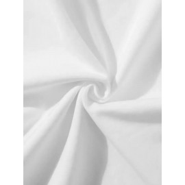 Women'S 100% Long Sleeve T-Shirt with Red & Letter Graphic Print - Casual Round Neck All-Season Top, Breathable Casual Attire, Regular Fit for Layering & Statement Outfits, Versatile Casual to Semi-Formal Wear, Elegant Art Design, Geometric Pattern