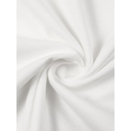 Fashion Letter Anime Print Women's Round Neck T-Shirt, Simple Design, Comfortable and Breathable, Versatile Essential, Suitable for Daily Casual Wear, Showcasing Natural and Elegant Style, Local Shipping