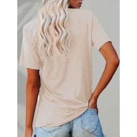 [August Sunshine T-Shirt] Women's August Sunshine & Hurricane Quote T-Shirt - Dark Grey with White Text - Breathable Everyday Summer Tee - Birthday Outfit Idea - Machine Washable Casual Streetwear Top, Graphic Text Shirt, Comfortable Fabric