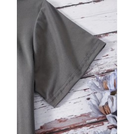 Fashion Creative Pattern Printed Women'S T-Shirt, Suitable for Spring And Summer Casual Women Short-Sleeved T-Shirt, Comfortable Fashion Elegant Women'S Round Neck Loose Women'S Blouse 100%